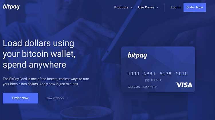 Tarjeta prepago Bitpay